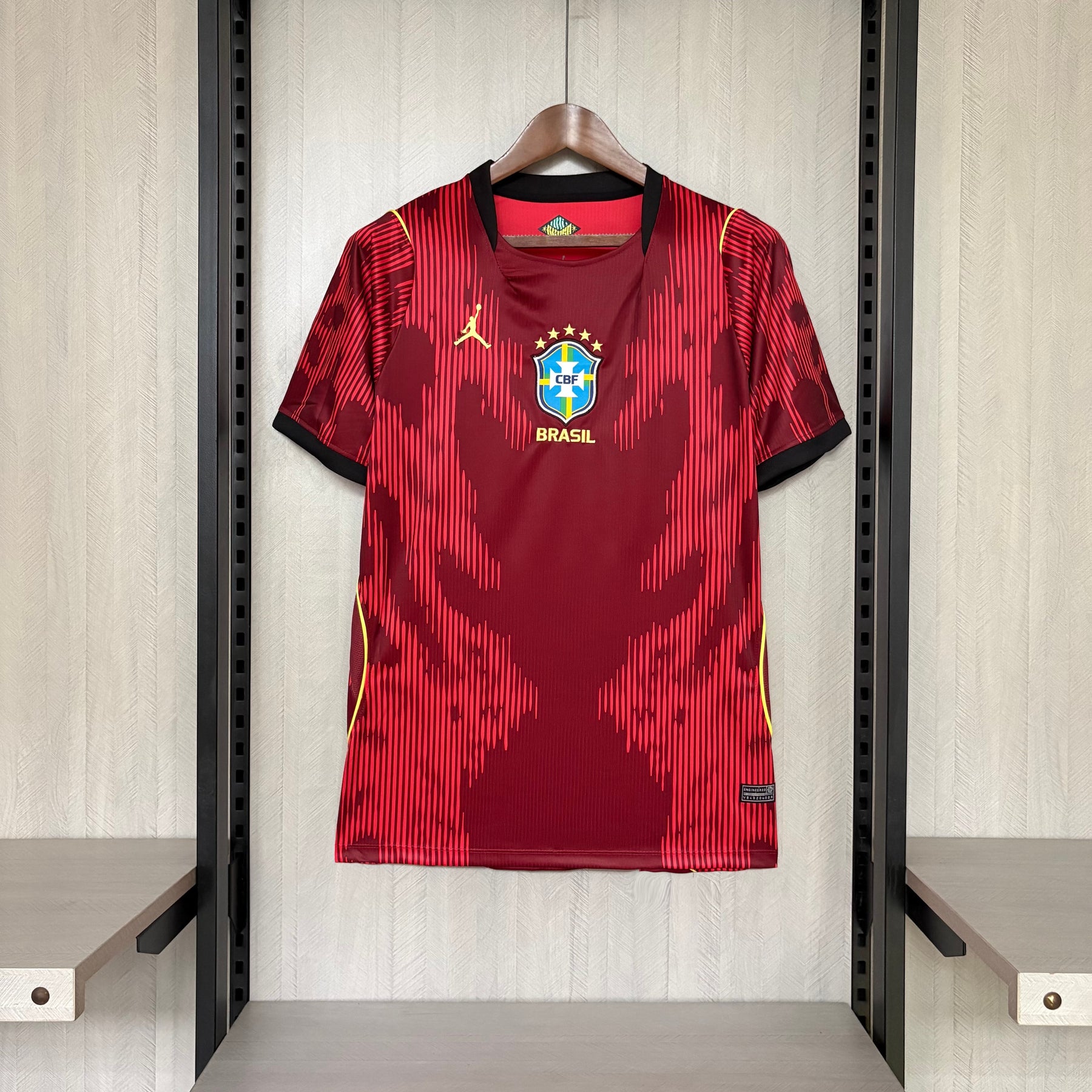 Camisa Seleção Brasileira 2026/27 Versão Torcedor Vermelha