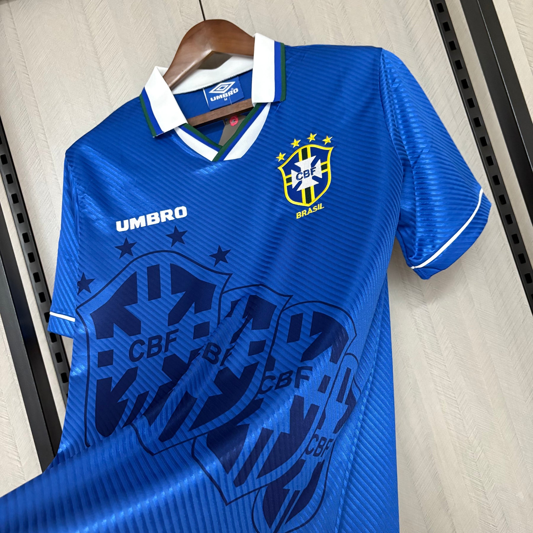 Camisa Retrô Seleção Brasileira 1994 Azul