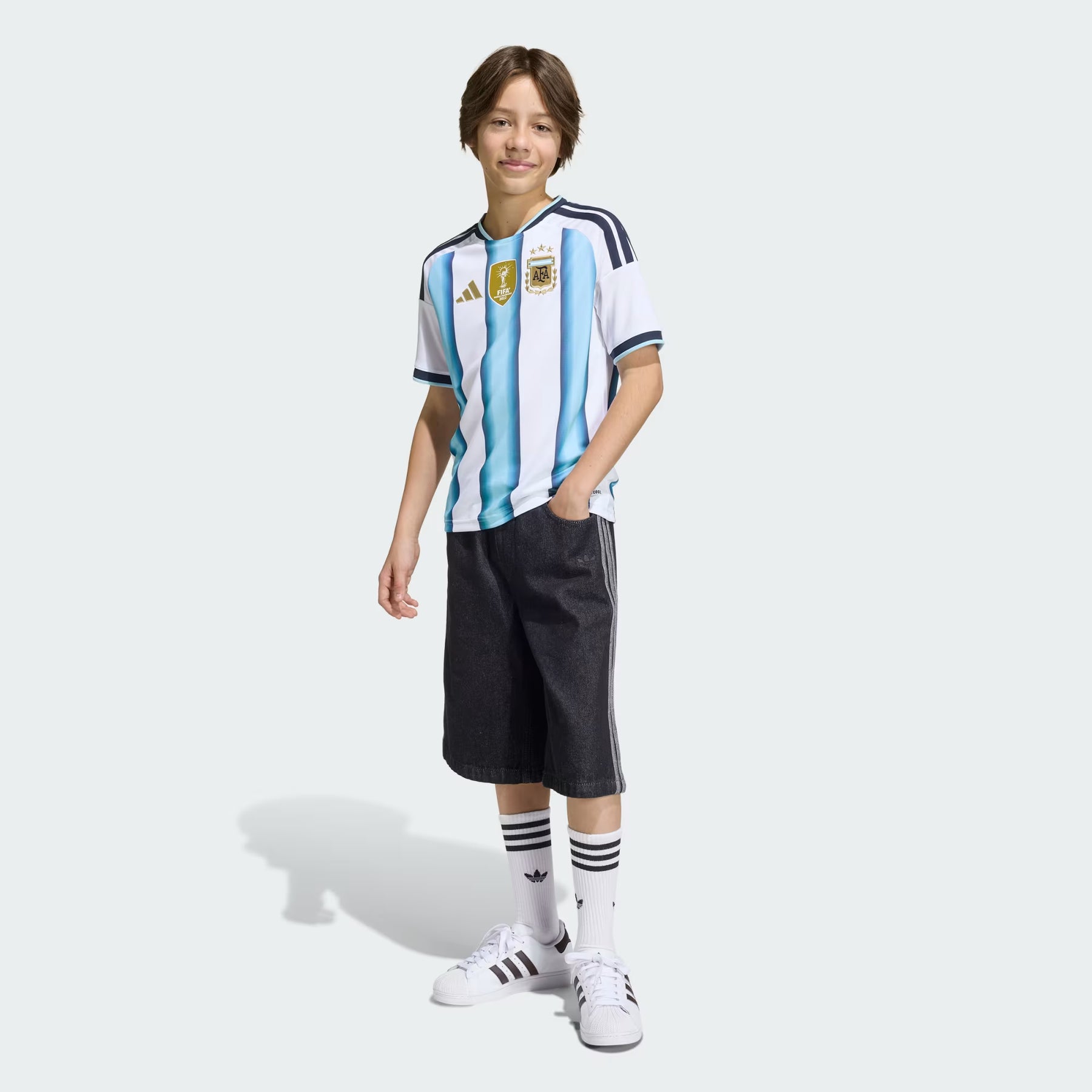 Camisa Seleção Argentina I 2026/27 Torcedor Infantil