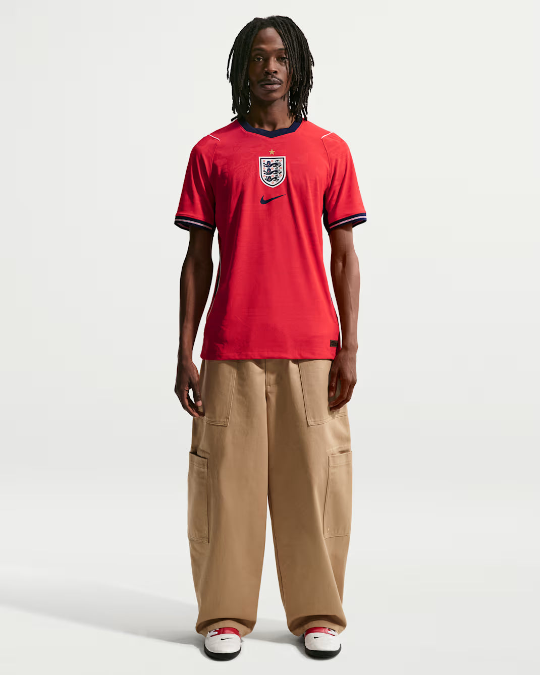 Camisa Seleção Inglaterra 2026/27 Vermelha Versão Jogador