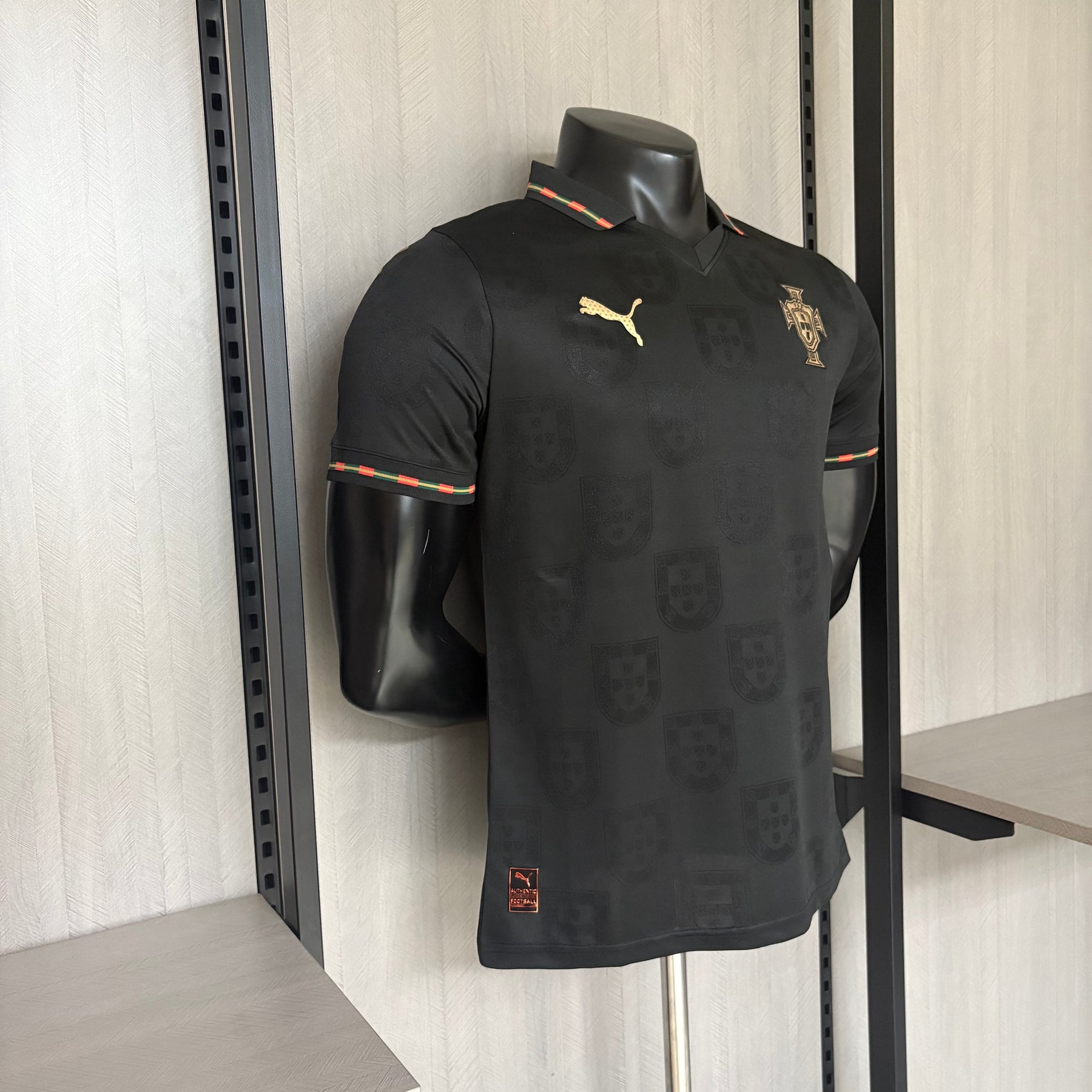 Camisa Seleção Portugal 2026/27 Preta Versão Jogador