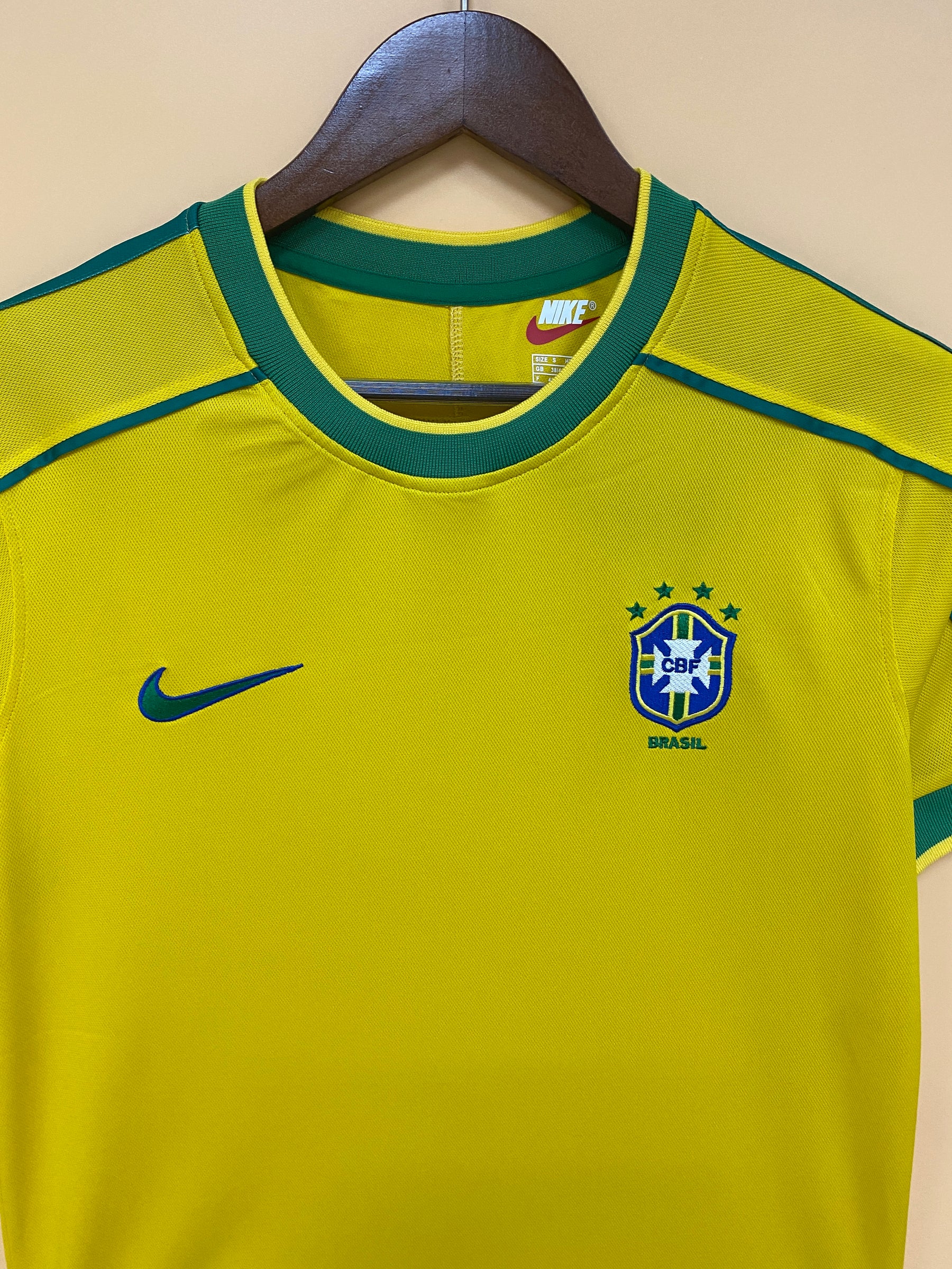 Camisa I Retrô Seleção Brasileira 1998