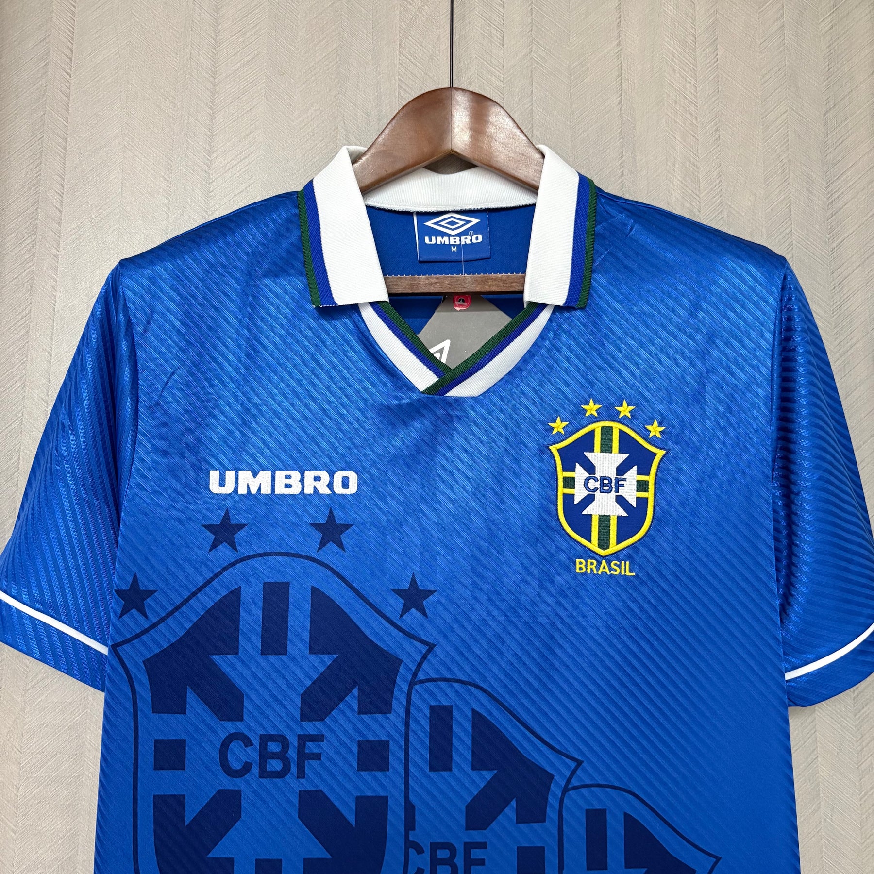 Camisa Retrô Seleção Brasileira 1994 Azul