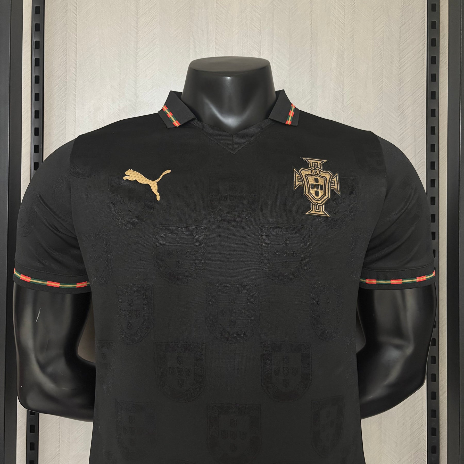 Camisa Seleção Portugal 2026/27 Preta Versão Jogador
