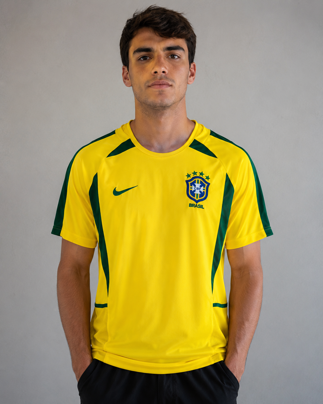 Camisa Retrô Seleção Brasileira 2002