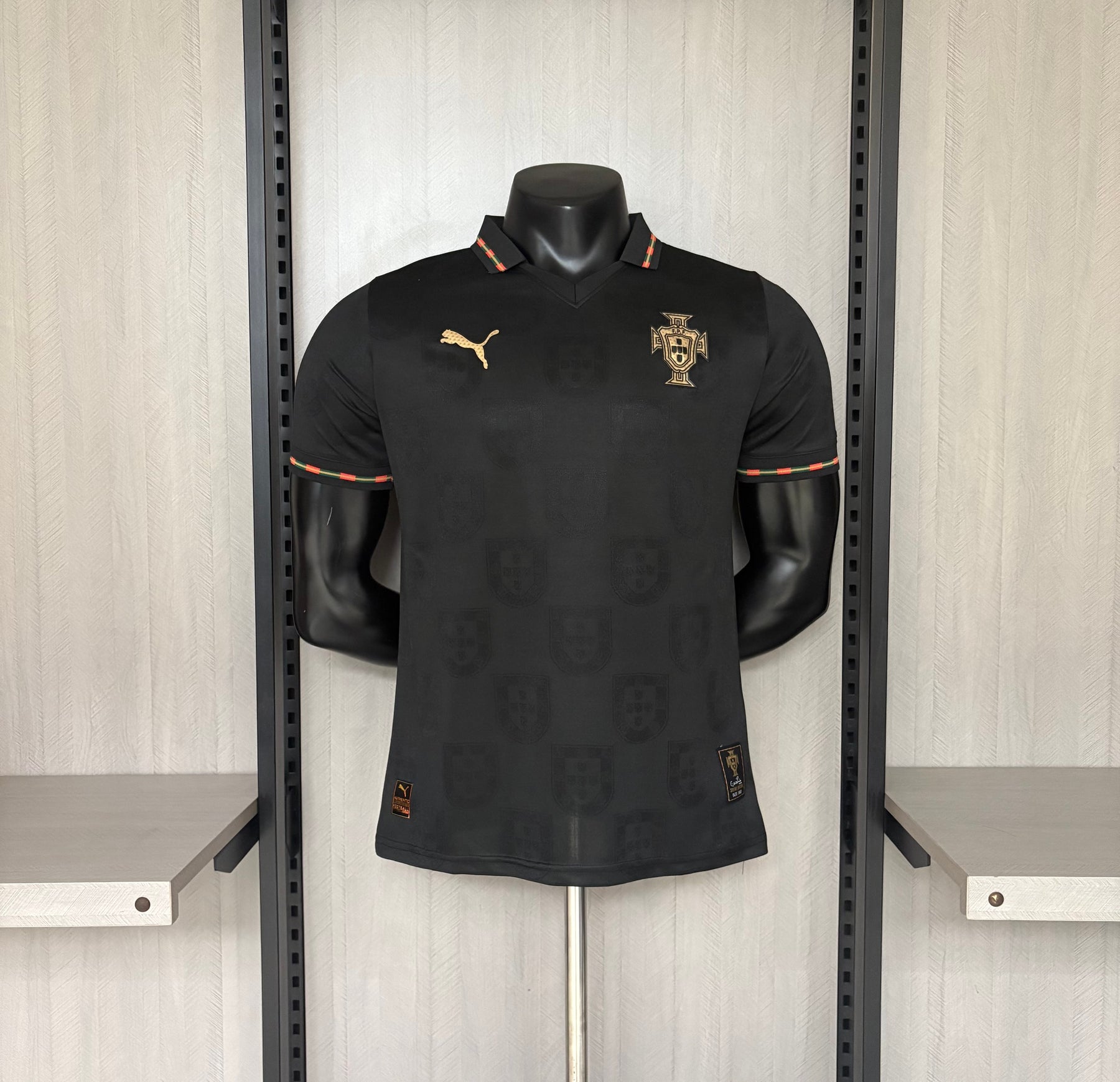 Camisa Seleção Portugal 2026/27 Preta Versão Jogador