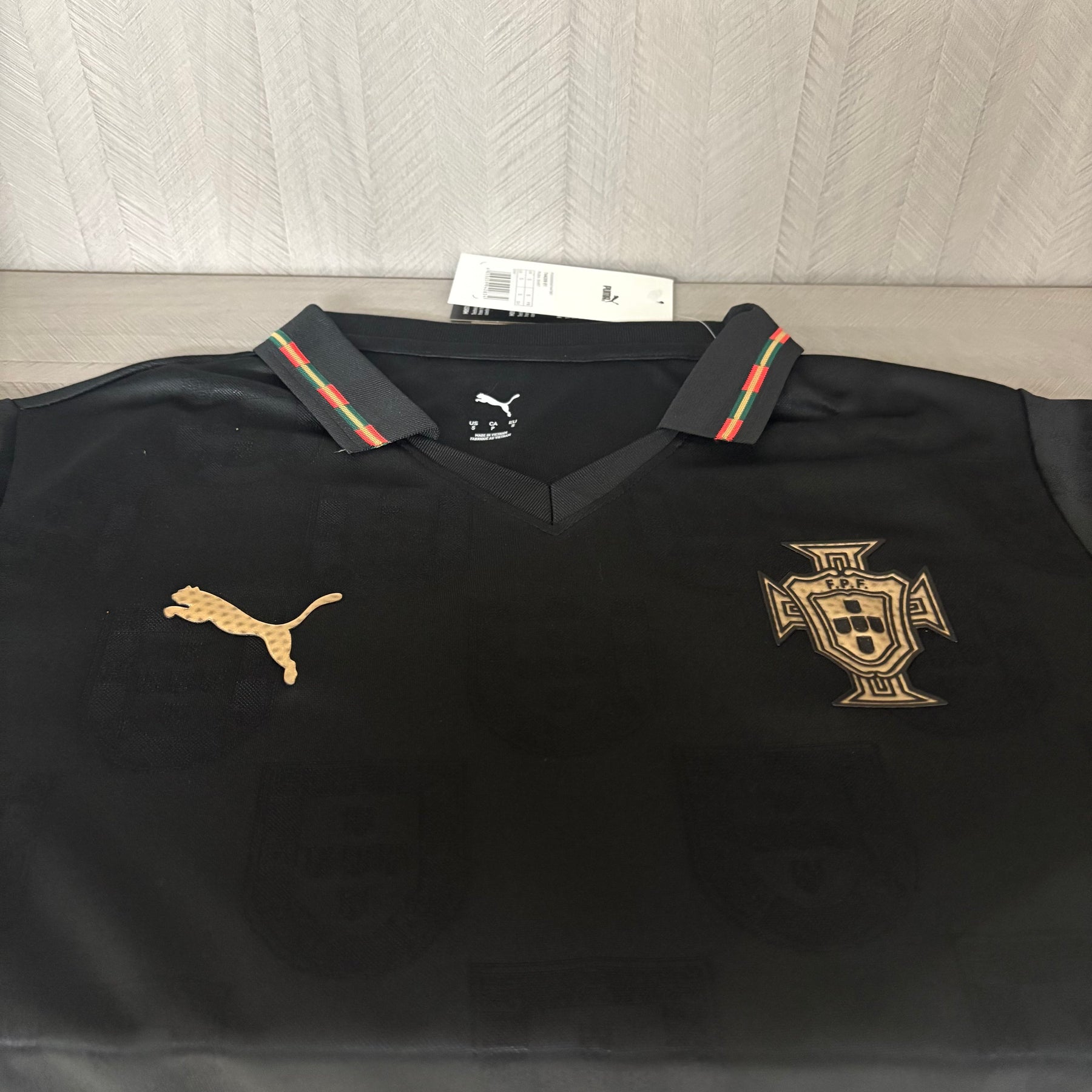 Camisa Seleção Portugal 2026/27 Preta Versão Jogador